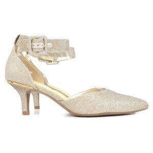 Anne Klein Women's 8.5 Fabulist Pointed Toe Pumps Kitten Heel Anklet Formal